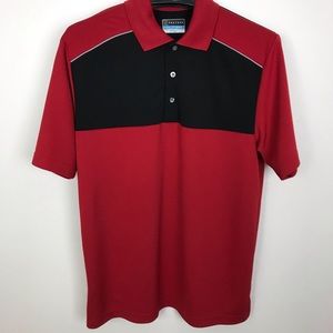 PGA Tour Polo Red and Black